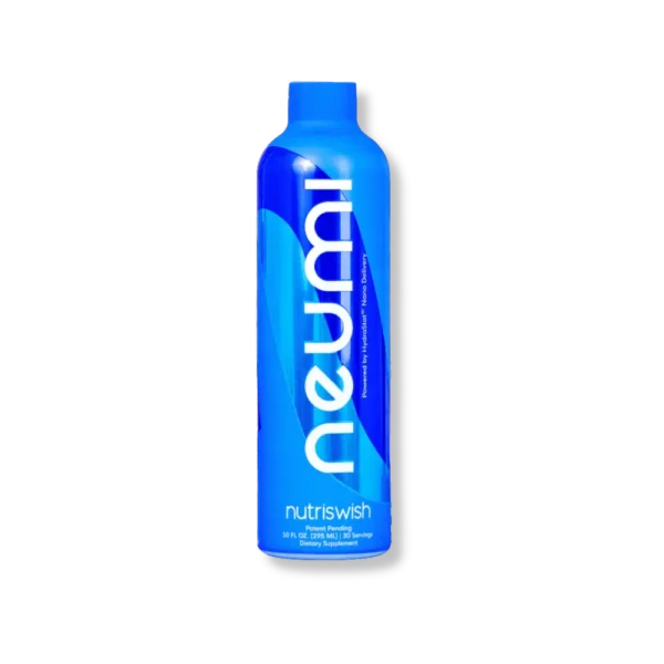 butelka nutriswish na białym tle